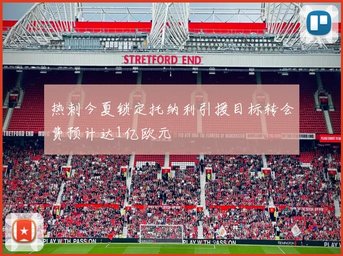 热刺今夏锁定托纳利引援目标转会费预计达1亿欧元